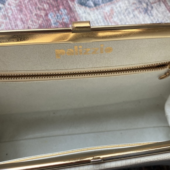 Vintage Palizzio Ivory Snake skin pattern Purse - Picture 5 of 9